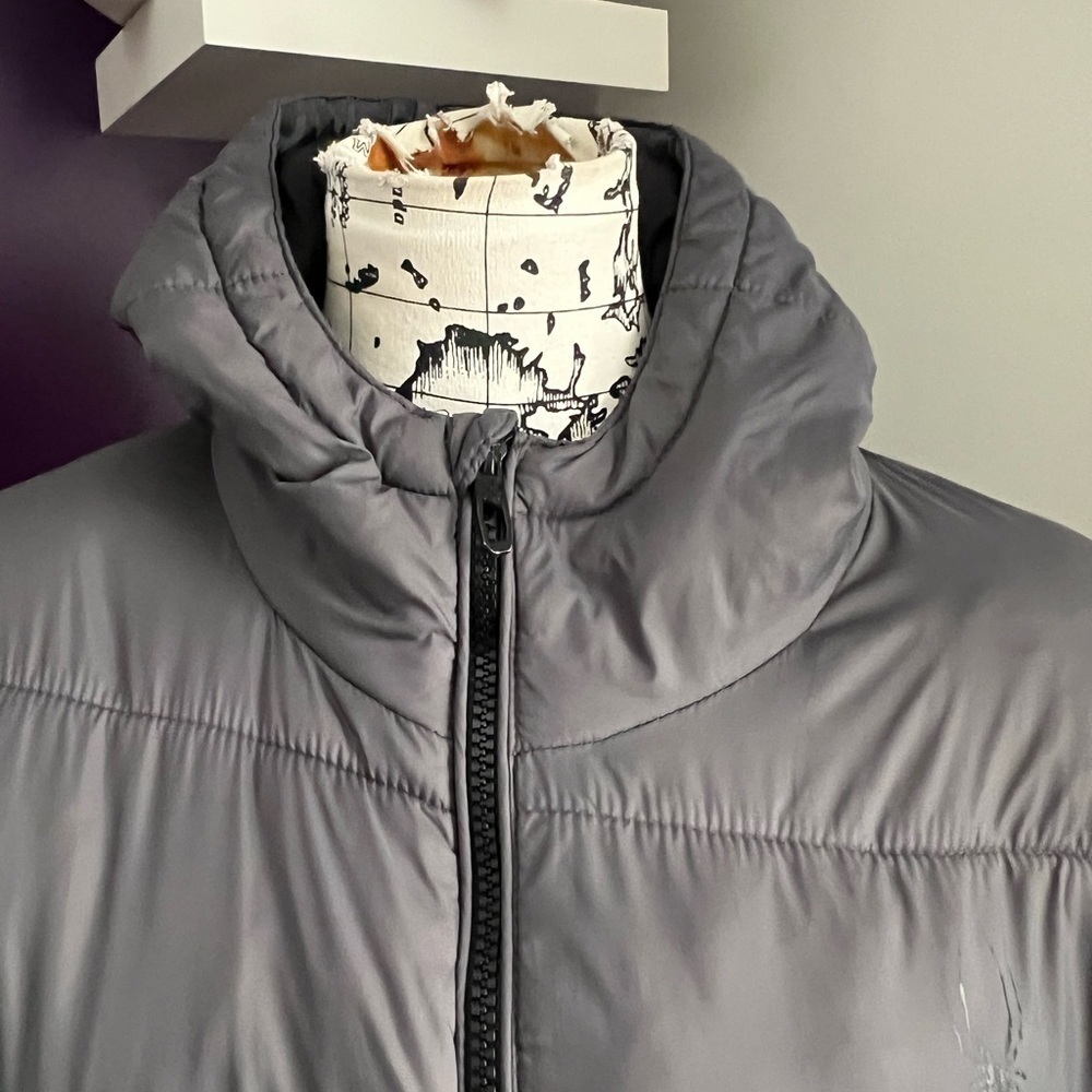 SPYDER Gray Puffer Jacket - Picture 2 of 9
